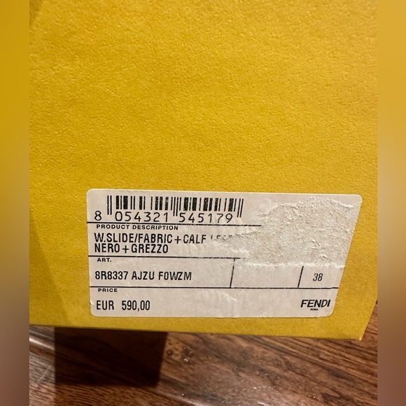 Fendi Slide sandals AUTHENTIC - Picture 2 of 4